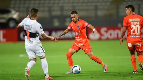 La Universidad César Vallejo cayó 1-0 ante Olimpia en el estadio Nacional de Lima. Foto: Conmebol
