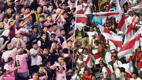 Barras de Sport Boys y Deportivo Municipal juntas en foto viral. (Foto: Twitter)