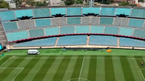 Así luce hoy el estadio Centenario. (Foto: Twitter Selección Uruguay)
