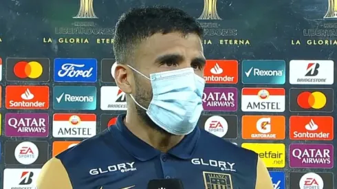 Josepmir Ballón reconoció al final del partido que Alianza Lima respetó mucho a Colo Colo. Foto: Espn