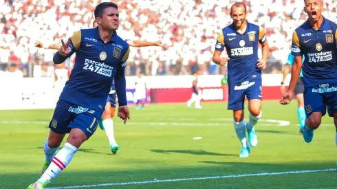 Gol de Jairo Concha para el 2-0 de Alianza Lima ante Universitario. (Foto: Twitter Alianza Lima)
