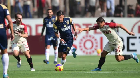 Edgar Benítez aseguro haber jugado su mejor partido desde que llegó a Alianza Lima. Foto: Liga de Fútbol Profesional
