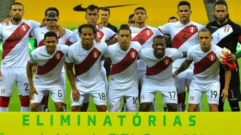Perú durante el cotejo ante Brasil por las Eliminatorias Sudamericanas. (Foto: Getty Images)