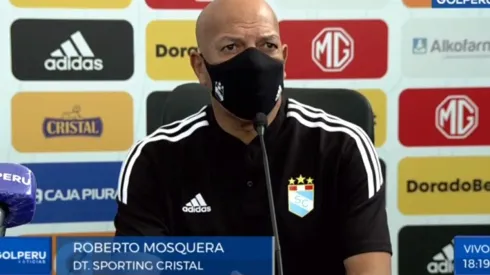 Roberto Mosquera mostró su incomodidad pese al triunfo ante Ayacucho FC. Foto: GOLPERU