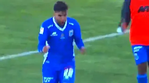 Lo gritó con todo: Víctor Cedrón le marcó gol a Alianza Lima y lo celebró eufóricamente. (Foto: Captura de Twitter)
