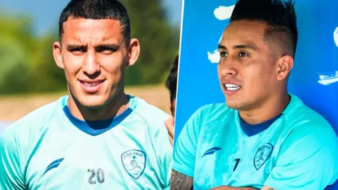 Conexión peruana: Valera y Cueva anotaron golazos en amistoso de Al Fateh. (Twitter Al Fateh)