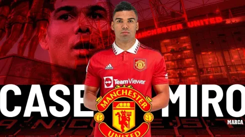 Casemiro es nuevo jugador del Manchester United y se reencontrará con Cristiano Ronaldo. Foto: Marca
