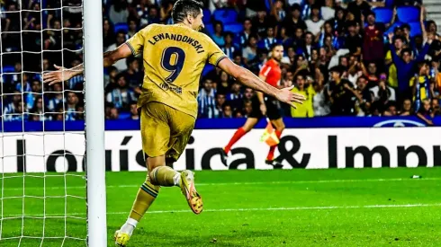 En triunfo del Barcelona, Lewandowski empezó su romance con el gol. (Foto: Getty Images)
