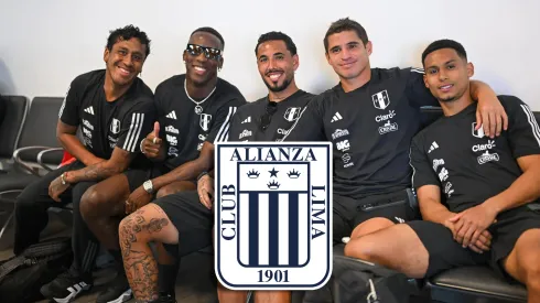 Jugadores de la Selección Peruana.