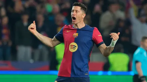 Lewandowski marcó un doblete en el Barcelona vs. Dortmund.