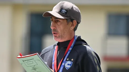 Cristian Díaz en entrenamiento con Cienciano.