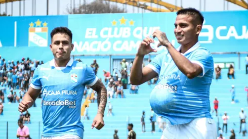 Martín Távara festeja su gol en el triunfo de Sporting Cristal por 1-0 ante Cusco.