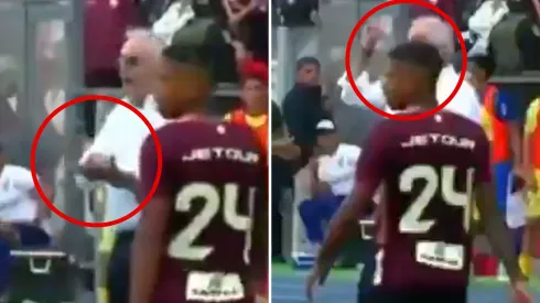 Se reveló a quién fue dirigido el gesto de Jorge Fossati.