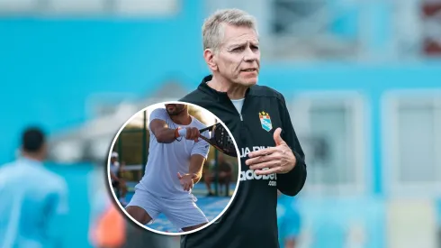 En Sporting Cristal no juega, así que ahora compite en pádel.