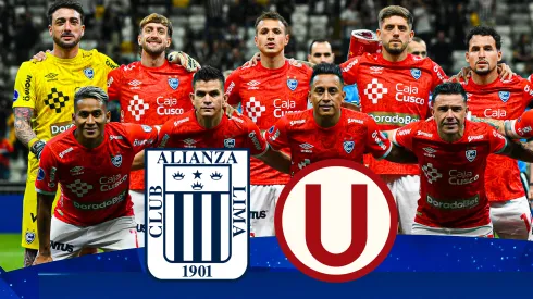 Los escudos de Alianza Lima y Universitario.
