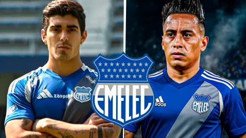 Alfonso Barco y Christian Cueva en Emelec.