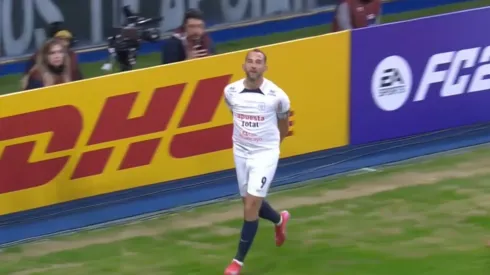 Hernán Barcos anotó en el 1-1 ante Gremio.