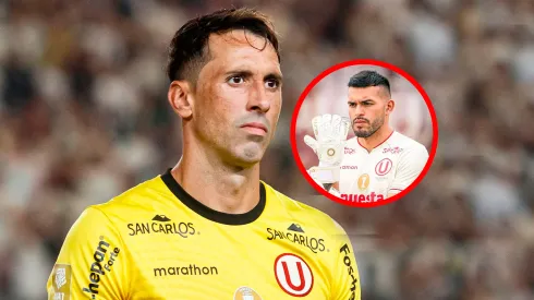 Universitario: Sebastián Britos y Miguel Vargas.