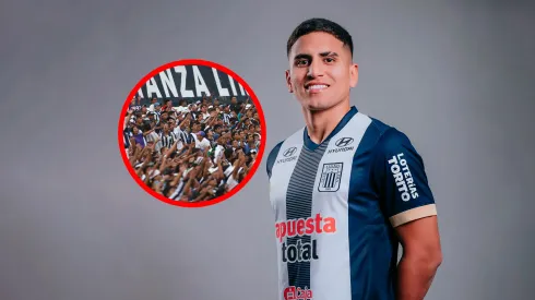 Gianfranco Chávez con la camiseta de Alianza Lima.