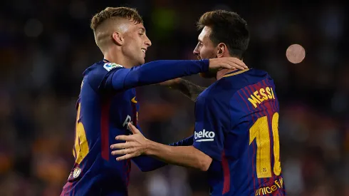 Lionel Messi en el Barcelona.
