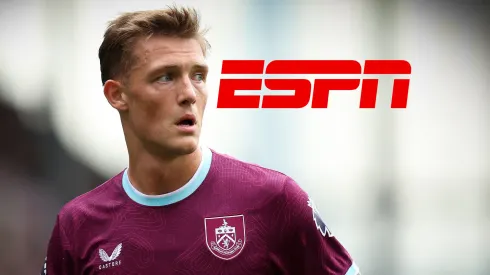 Oliver Sonne y el logo de ESPN.