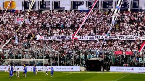 Hinchada de Colo Colo.