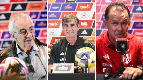 Jorge Fossati, Óscar Ibáñez y Juan Reynoso.