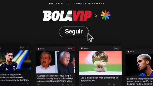 © BolavipAhora puedes elegir seguir a Bolavip en tu feed de Discover para tener a un click todas las noticias.