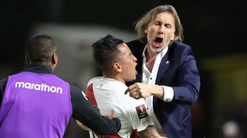 Ricardo Gareca y Christian Cueva.