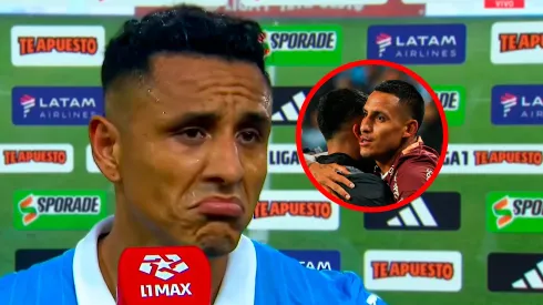 Yoshimar Yotún hablando tras el Universitario vs. Cristal.