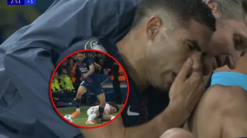 Luis Díaz lesionó a Achraf Hakimi.