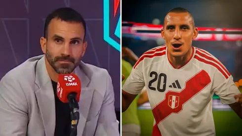 José Carvallo le dio consejo a Alex Valera tras gol con la Selección Peruana.