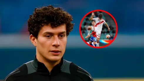 Fabio Gruber con la Selección Peruana.