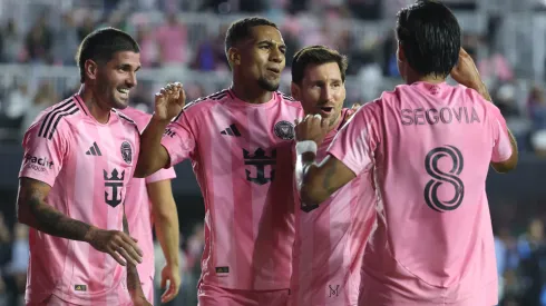 Inter Miami celebrando.