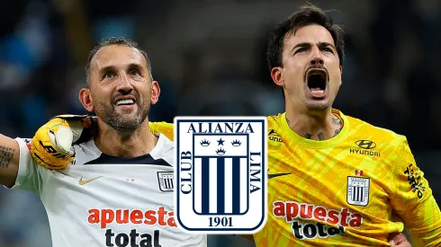 Hernán Barcos y Guillermo Viscarra.