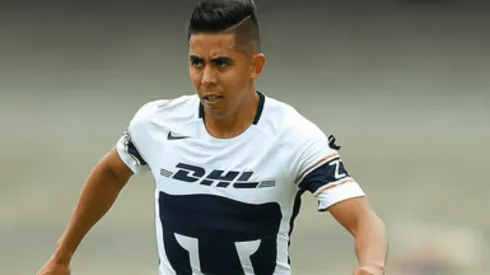 Néstor Calderón en su paso por Pumas.
