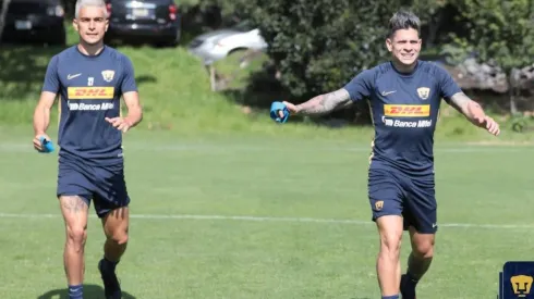 Iturbe en el entrenamiento
