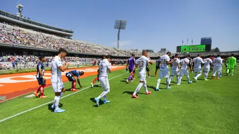 CU en el partido ante Monterrey
