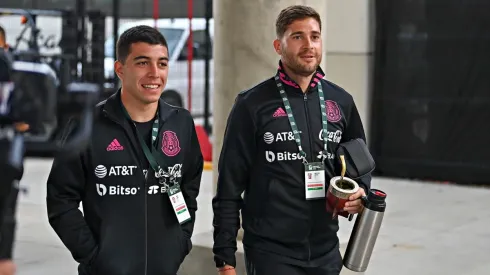 Arturo Ortiz y Erik Lira con la Selección
