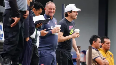 Andrés Lillini y Alan Mozo con la Sub-18
