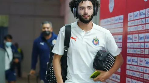 César Huerta en el estadio Akron
