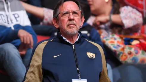 Leopoldo Silva, presidente del equipo, en el Nemesio Diez
