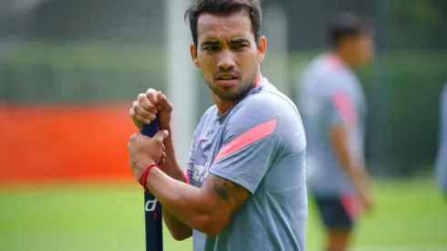 Adrián Aldrete en entrenamiento con Pumas
