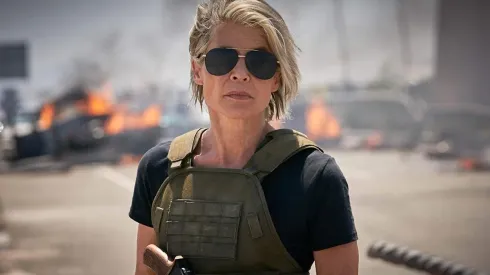 Linda Hamilton en Terminator: Dark Fate
