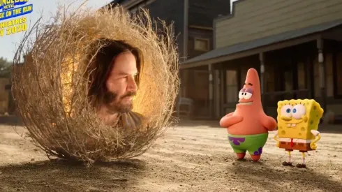 Keanu Reeves en la película de Bob Esponja
