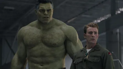 Mark Ruffalo y Chris Evans en "Avengers: Endgame"
