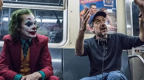 Joaquin Phoenix y Todd Phillips en Joker
