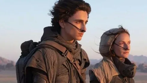 Timothee Chalamet y Rebecca Fergusson en Dune
