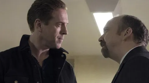 Damian Lewis y Paul Giamatti en Billions
