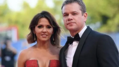 Matt Damon y Luciana Barroso
